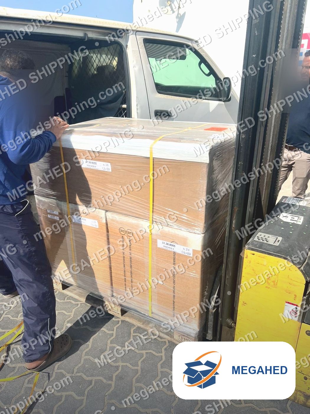 Forklift loading