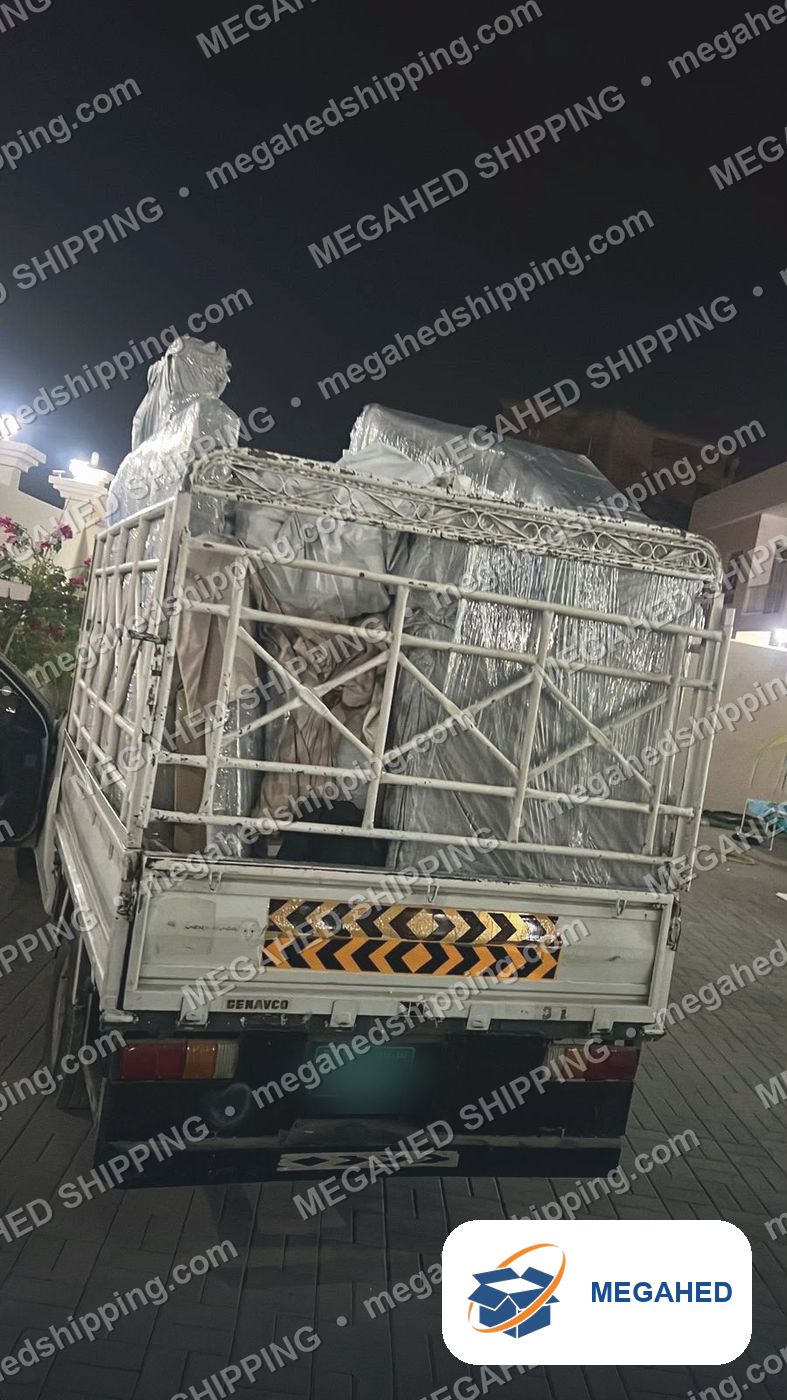 Loaded truck ready to go