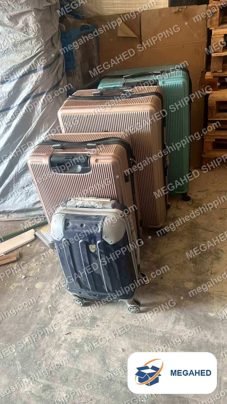 Suitcases ready to ship